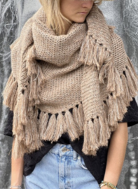 Omslagdoek Alpaca Beige