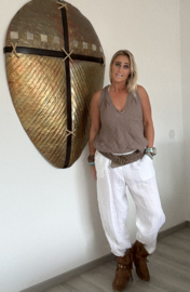Linnen Broek Bali Wit