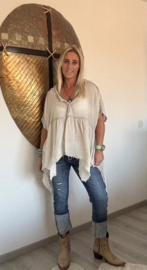 Boho Blouse Beige
