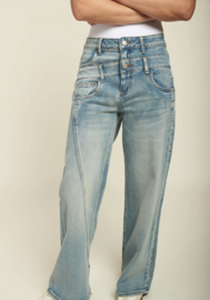 Toxik Jeans Wide Leg Blauw