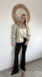 Flared Broek Zwart