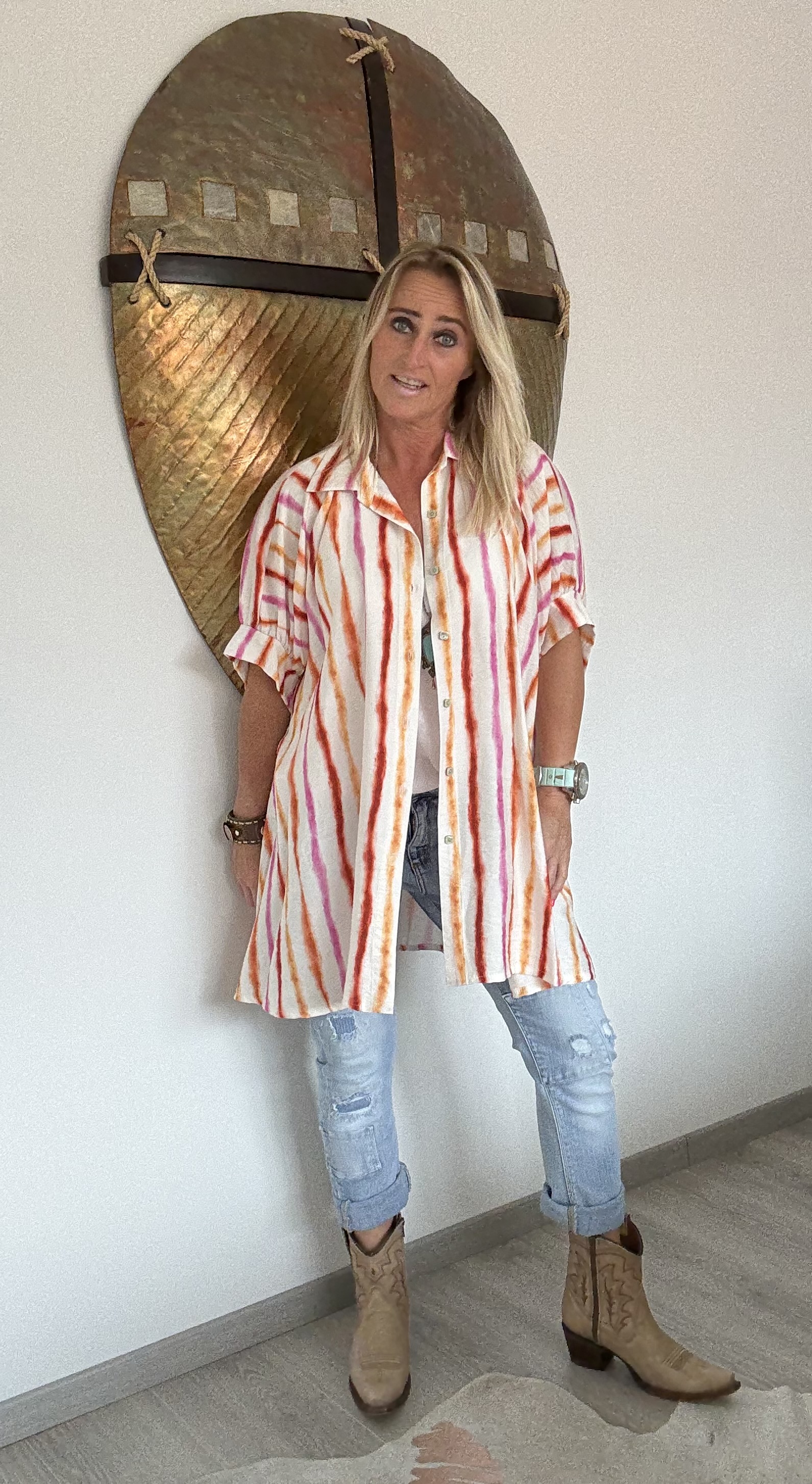 Blouse Malibu Beach Roze