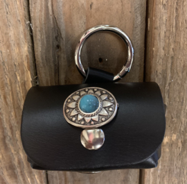 Zwart/Turquoise