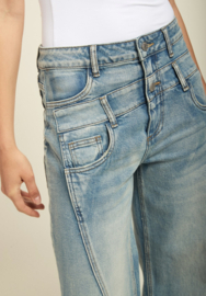 Toxik Jeans Wide Leg Blauw