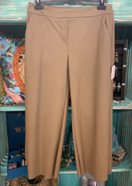 Leather Look Broek Camel