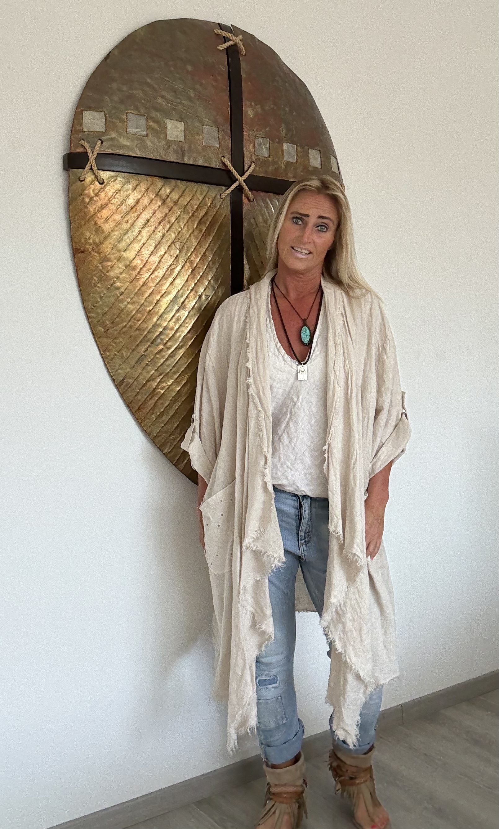 Linnen Lino Jas Beige