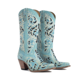 Kaiso Western Boots Turquoise