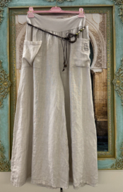 Broek 100% Linnen Beige