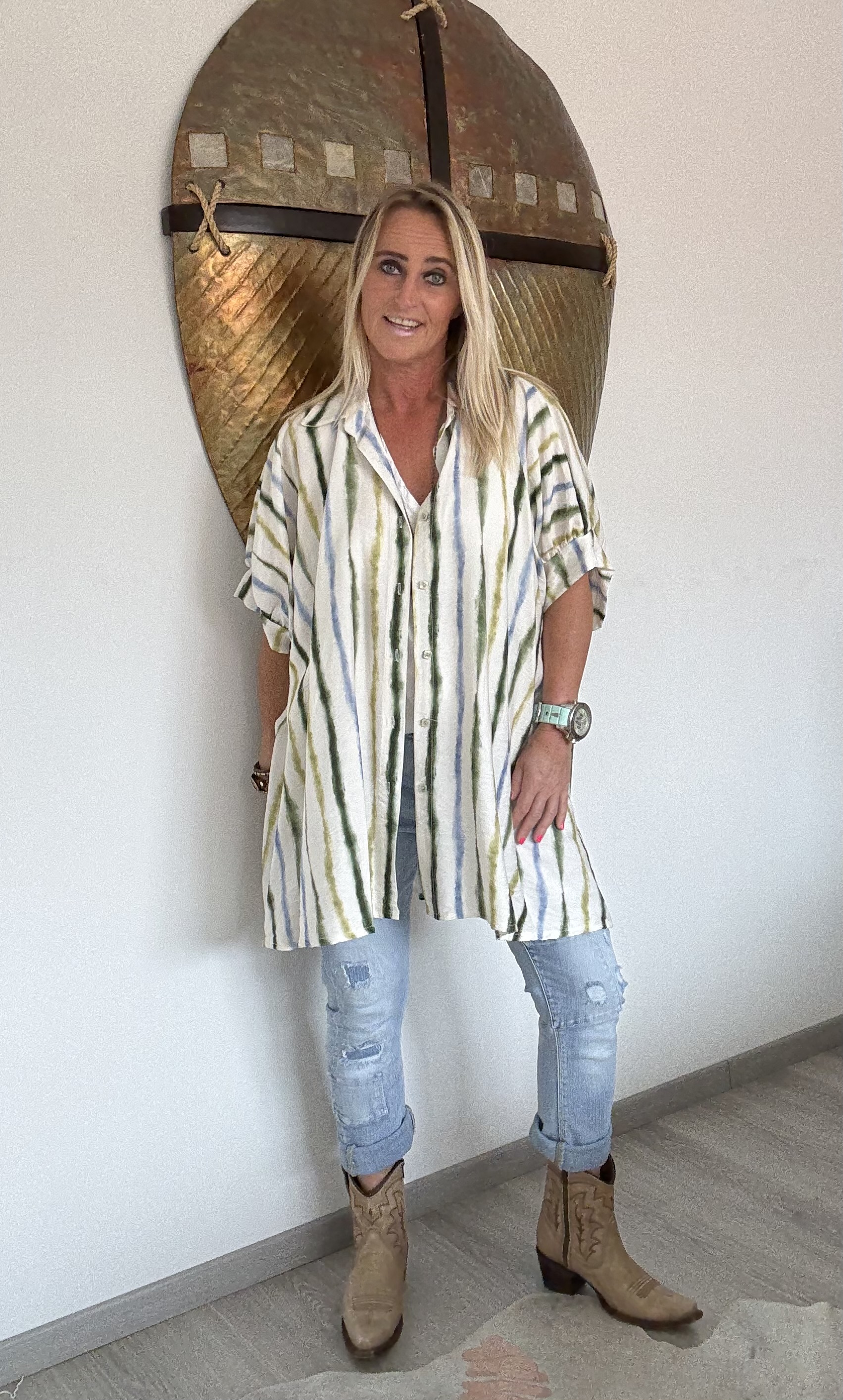 Blouse Malibu Beach Groen