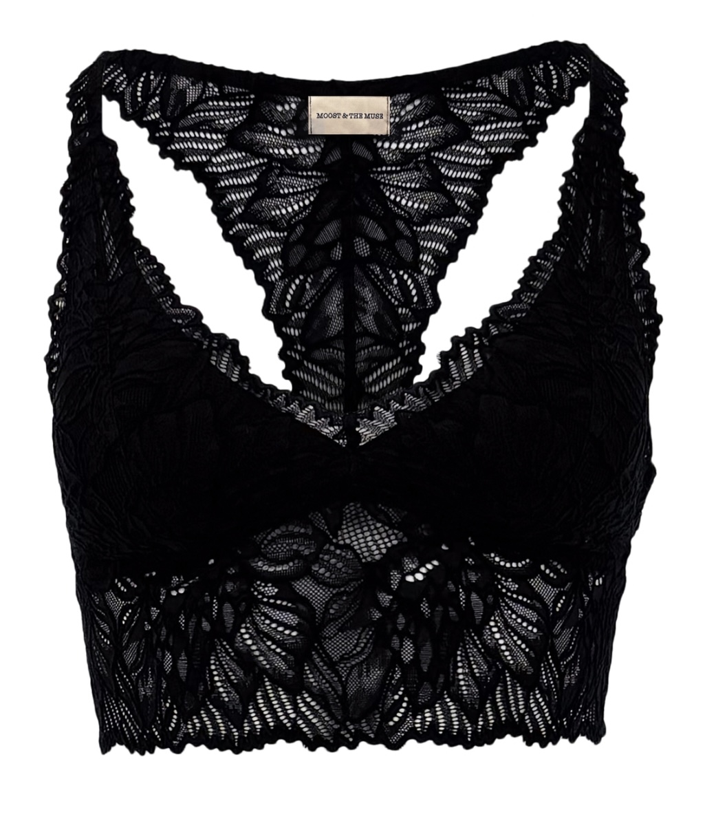 Lina Bralette Zwart
