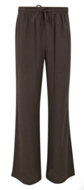 Lyana Linnen Broek Donker Taupe