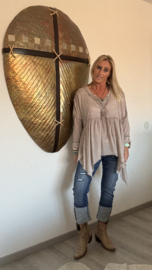 Boho Blouse Oud Roze