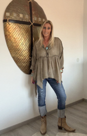 Boho Blouse Taupe