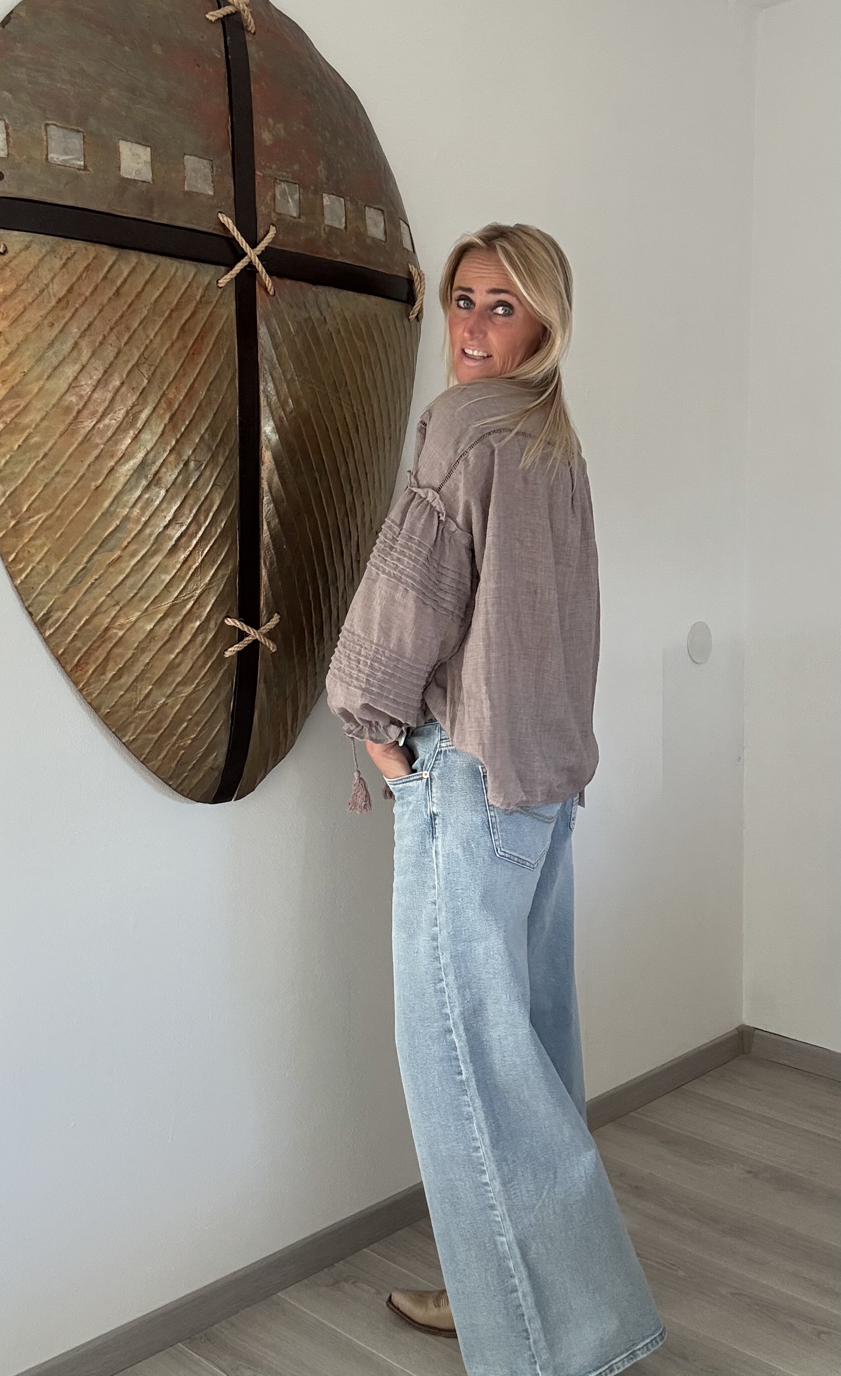 Boho Blouse Purple