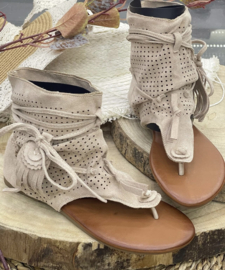 Bohemian Sandalen Beige