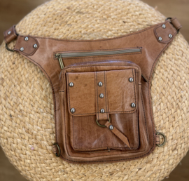 Leren Heuptas Bora Cognac