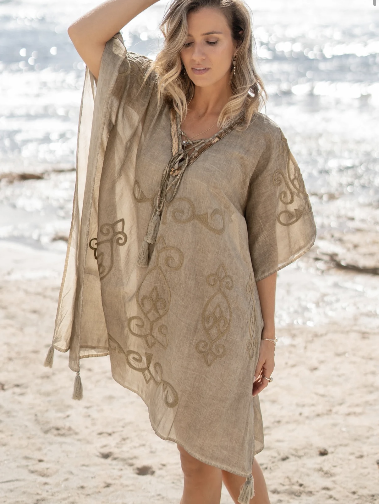 Tuniek Golden Flo Taupe