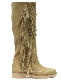 Cha-Label Moc Alta Fringe Khaki