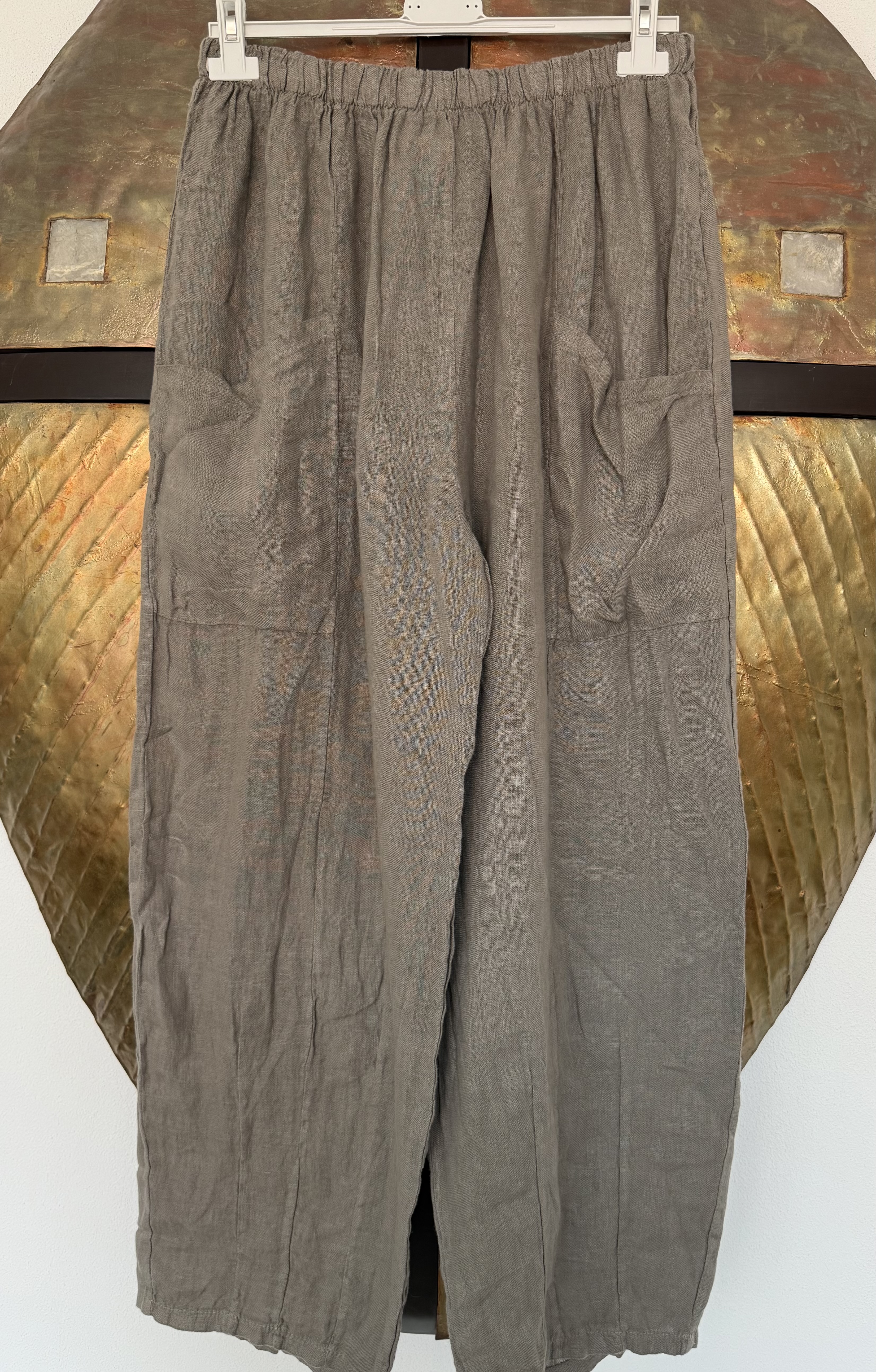 Linnen Broek Sami Taupe