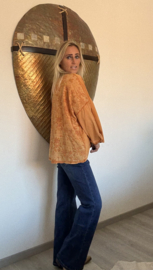 Shirt Meave Brick/Oranje
