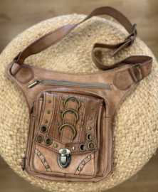 Leren Heuptas Eularia Cognac