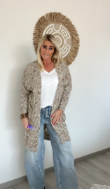 Gemeleerd Gebreid Vest Ruby