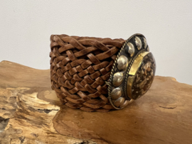 Bohemian Leather Belt Cognac Breed 1