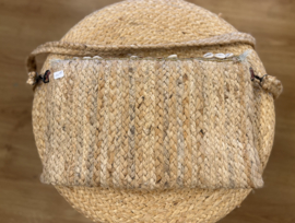 Jute Schoudertas Schelpen