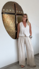 Linnen Broek Sanur Beige