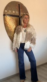 Jewelly Flared Jeans Donker Blauw