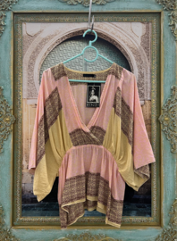 BINDI Deepa Top Stripe Pink/Cream