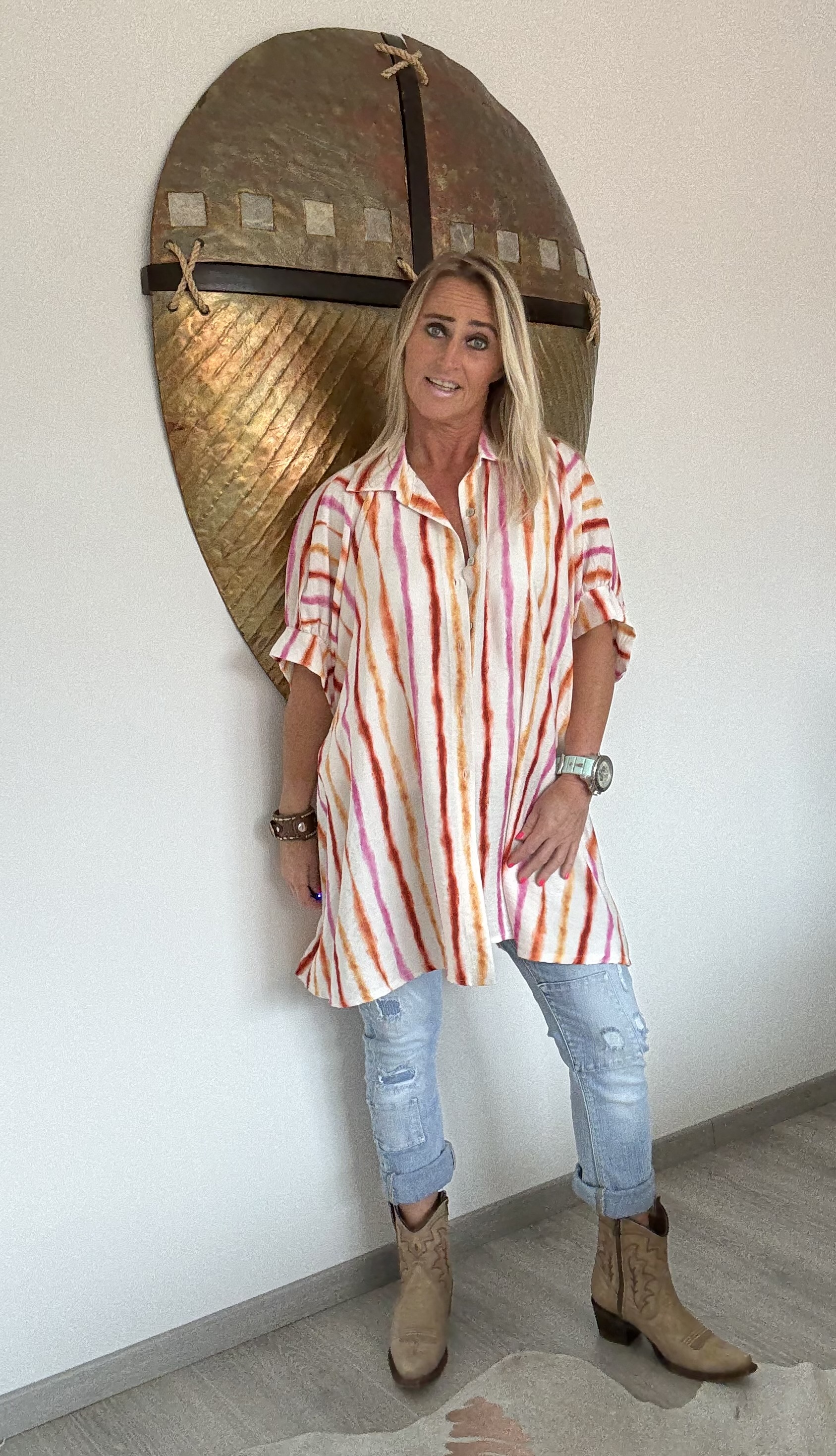 Blouse Malibu Beach Roze