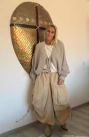 Vest Gebreid Luna Beige