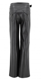 Maud Western Pu Broek Zwart