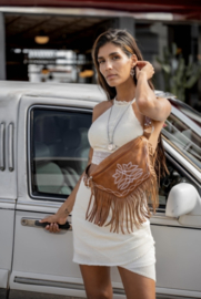 Diana Fringe Bag Belt Leather