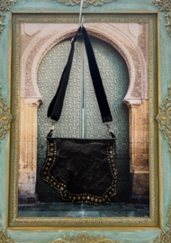 Crossbody Tas Sarlinas Zwart Leer