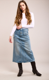 Toxik Jeans Double Waist Rok Blauw
