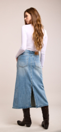 Toxik Jeans Double Waist Rok Blauw