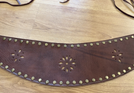 Boho Handmade Riem Bruin Leer