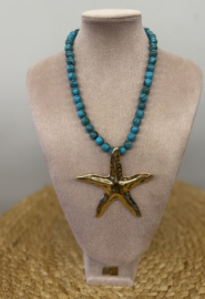 Ketting Star Turquoise