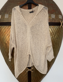 Trui Vedra Capuchon Beige
