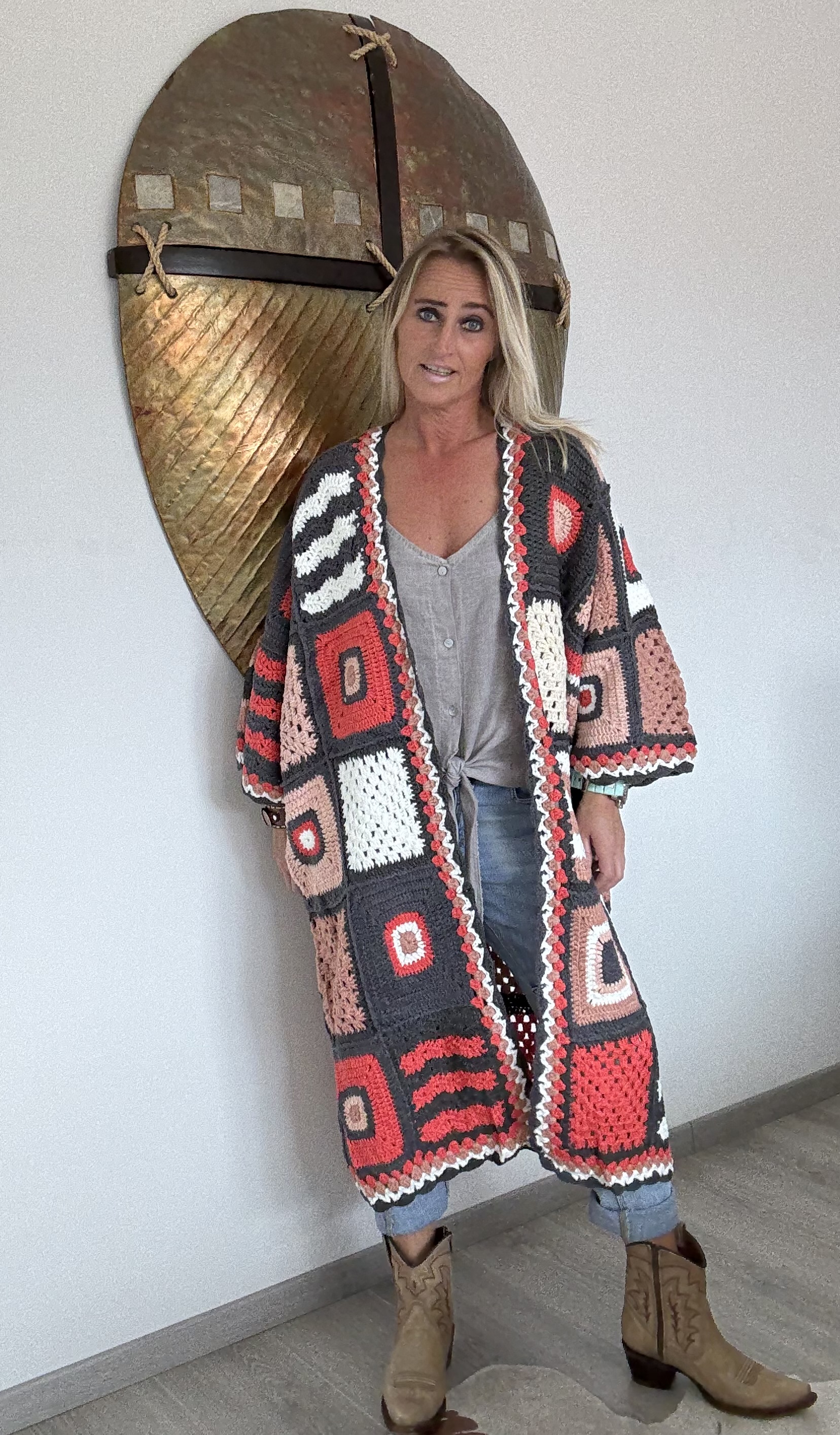 Vest Joy Antraciet/Coral