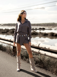 Seth Skort Donker Taupe