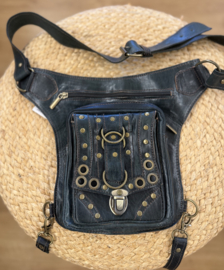 Leren Heuptas Eularia Zwart