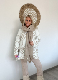 Sjaal Taupe