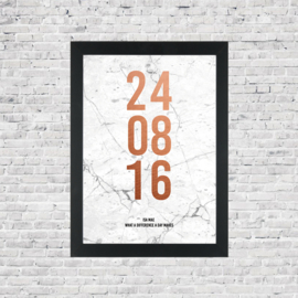 Special date marble