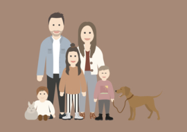 Familie poster avatar full body 2.0