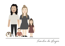 Familie poster avatar full body
