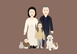 Familie poster avatar full body 2.0