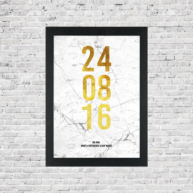Special date marble